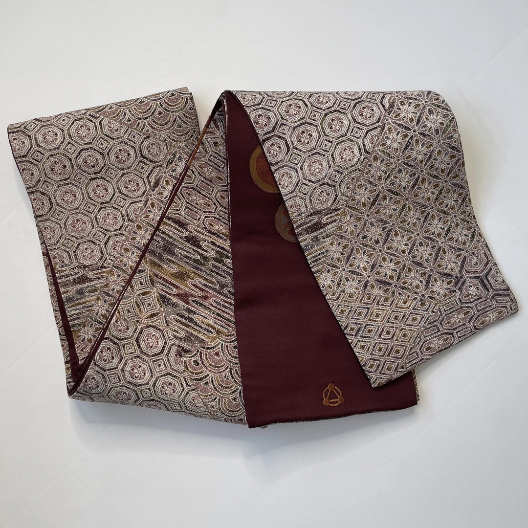 Reversible half-width obi