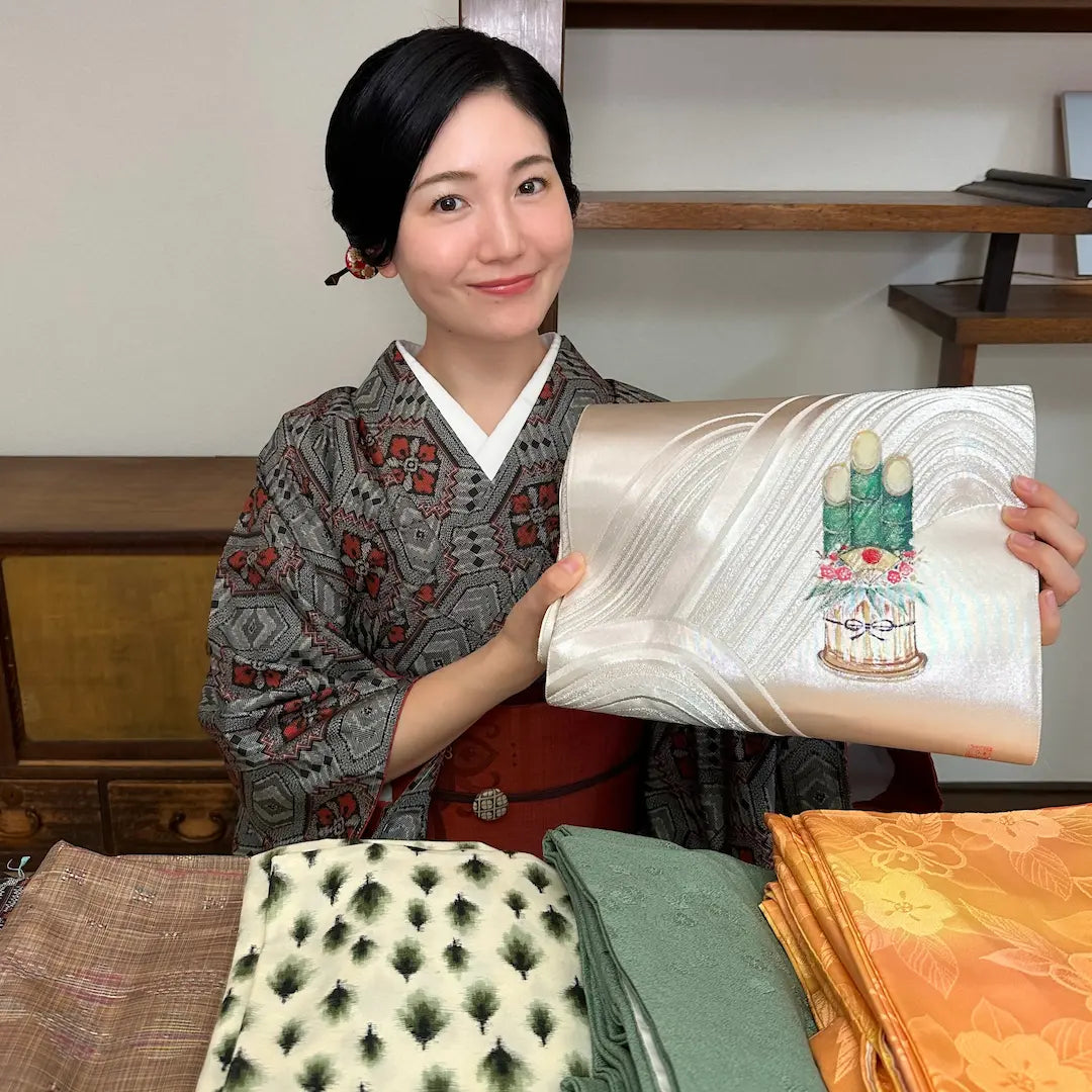 お正月コーデ②すなおの着物チャンネルで紹介されました