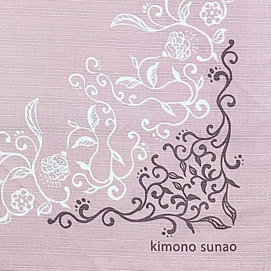 風呂敷ピンク 90cm 綿100%