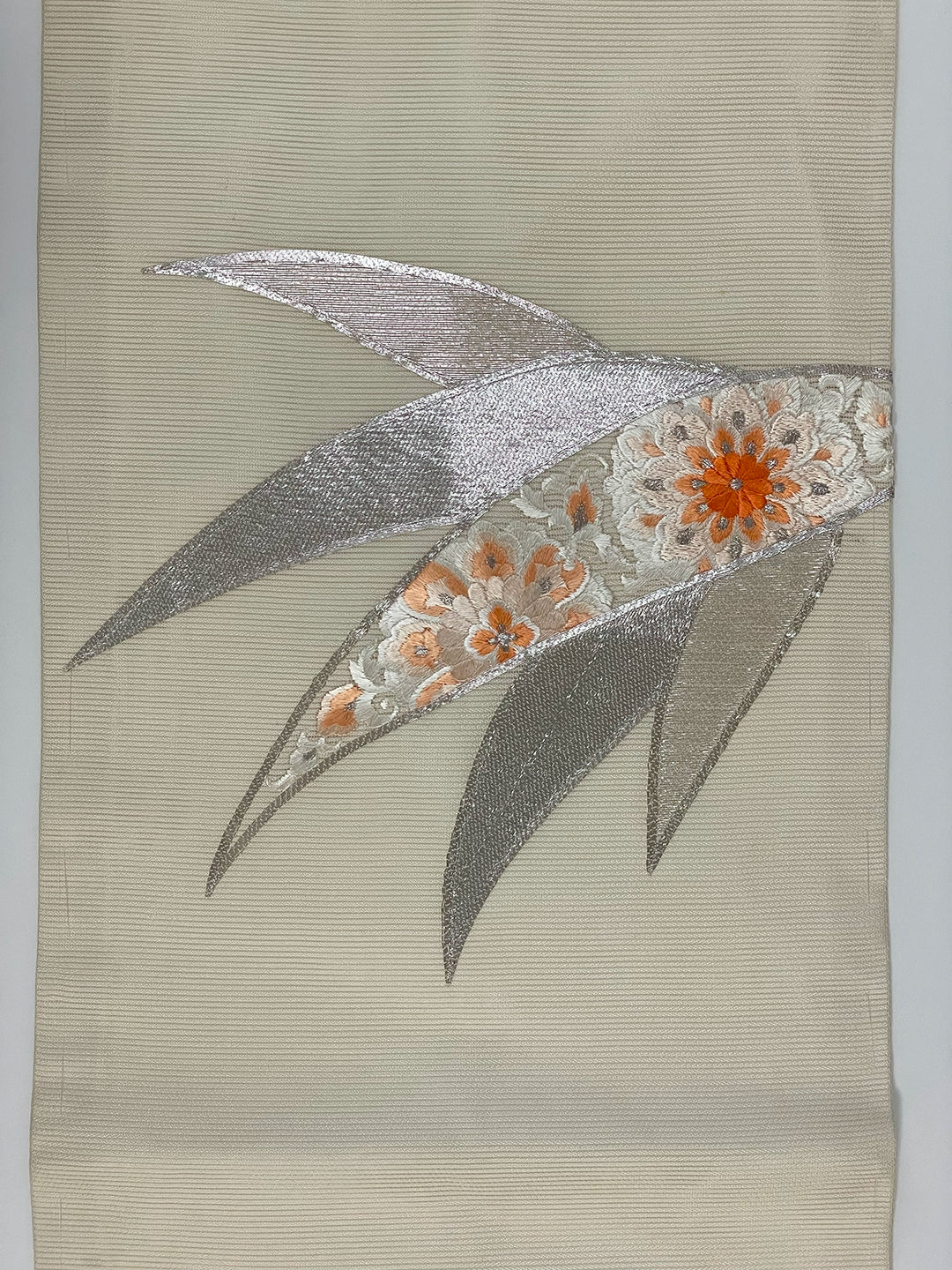 【父の日デートコーデ】 単衣着物+刺繍名古屋帯