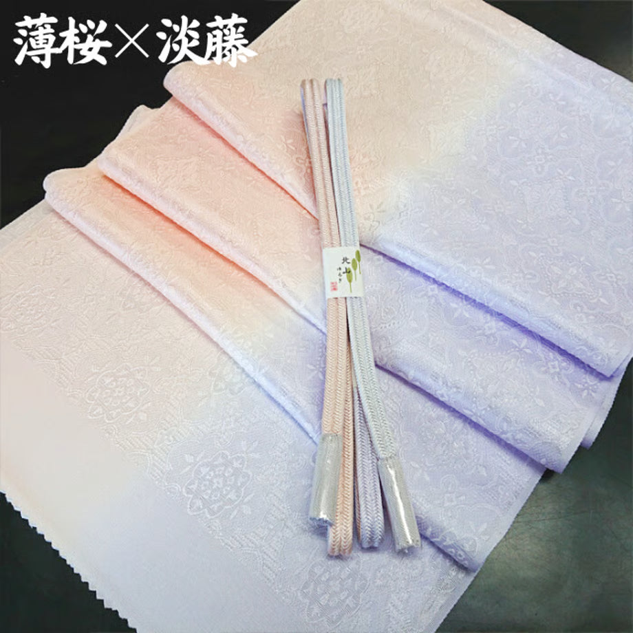 リバーシブル帯揚げ・帯締めセット