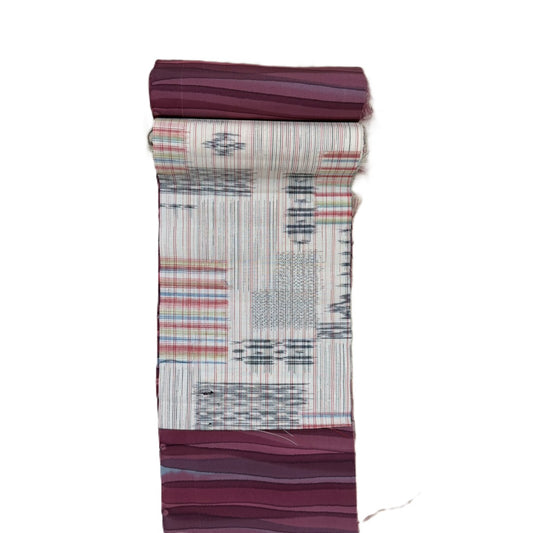 Reversible half-width obi