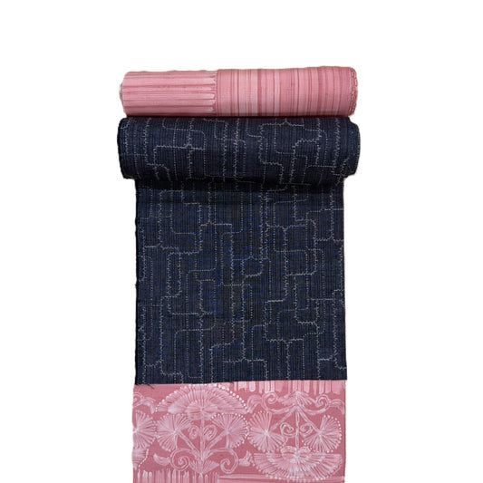Reversible half-width obi