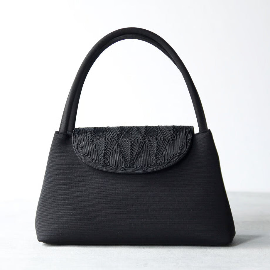 コード刺繍フォーマルバッグ｜岩佐