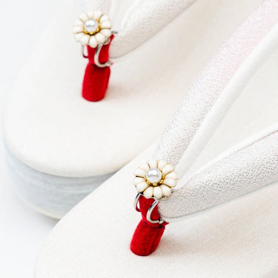 草履ピアス(お花)