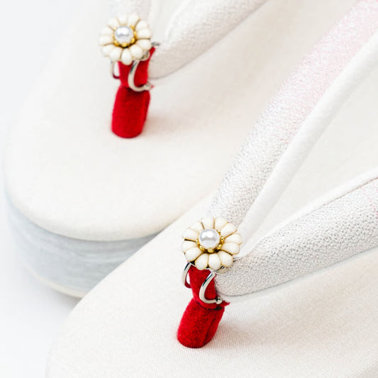 草履ピアス(お花)