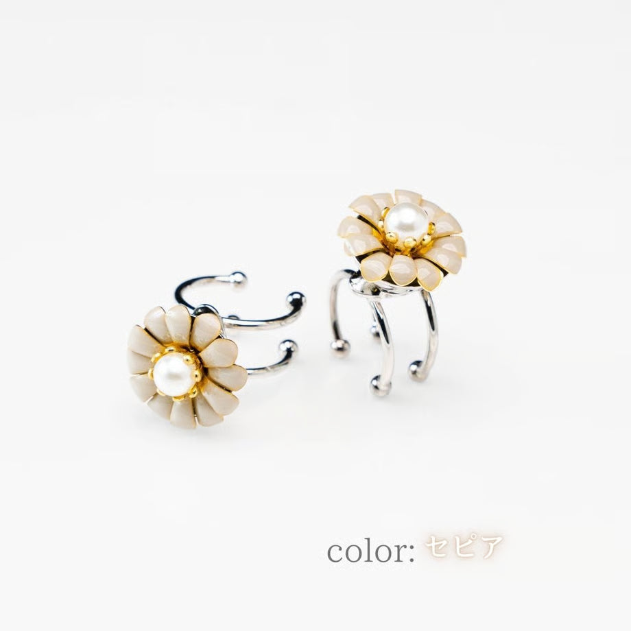 草履ピアス(お花)