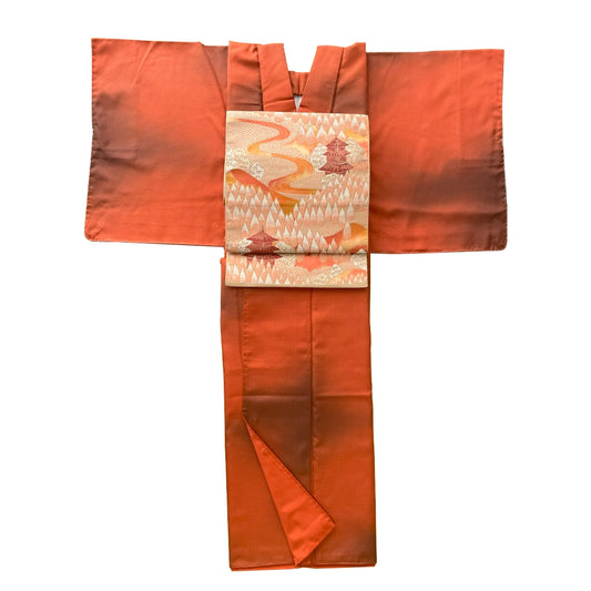 [Kyoto travel coordination] Komon + Hassun Nagoya obi 