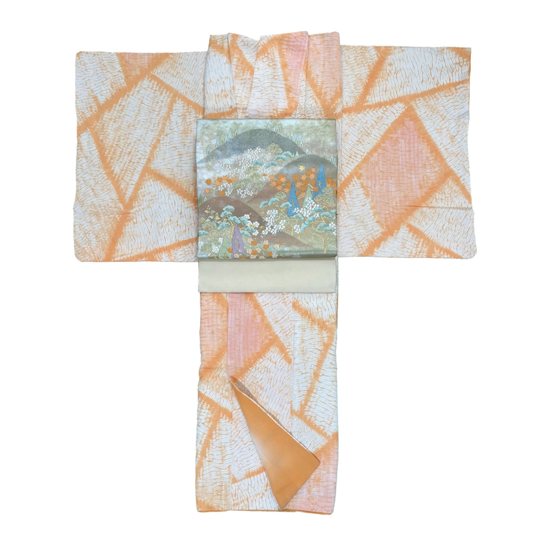 【新年パーティーコーデ】絞り＋名古屋帯