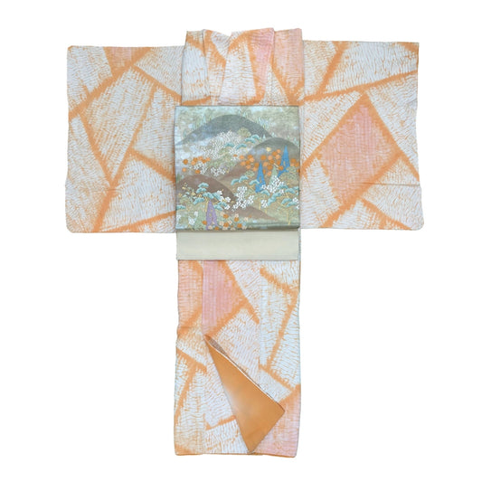 【新年パーティーコーデ】絞り＋名古屋帯