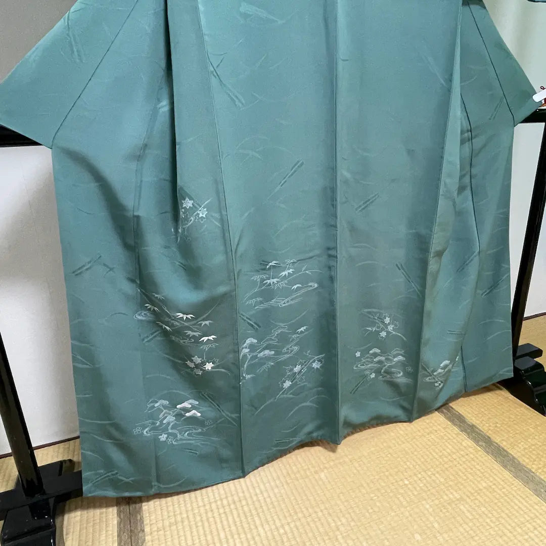 [138 Outfit name undecided] Tsukesage + 9-inch Nagoya obi, untailored, before and after, discoloration of the lining, price undecided 