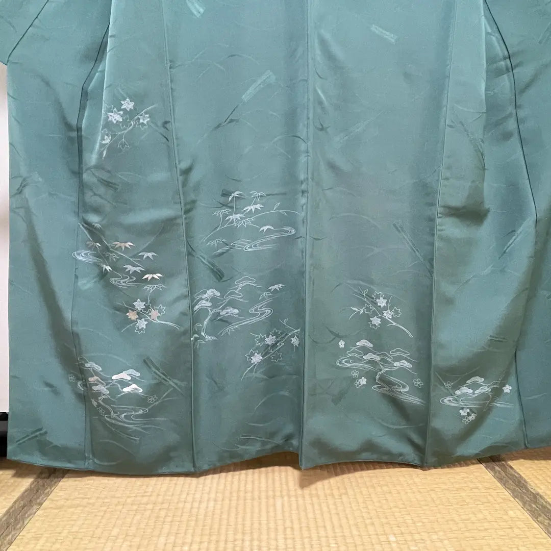 [138 Outfit name undecided] Tsukesage + 9-inch Nagoya obi, untailored, before and after, discoloration of the lining, price undecided 