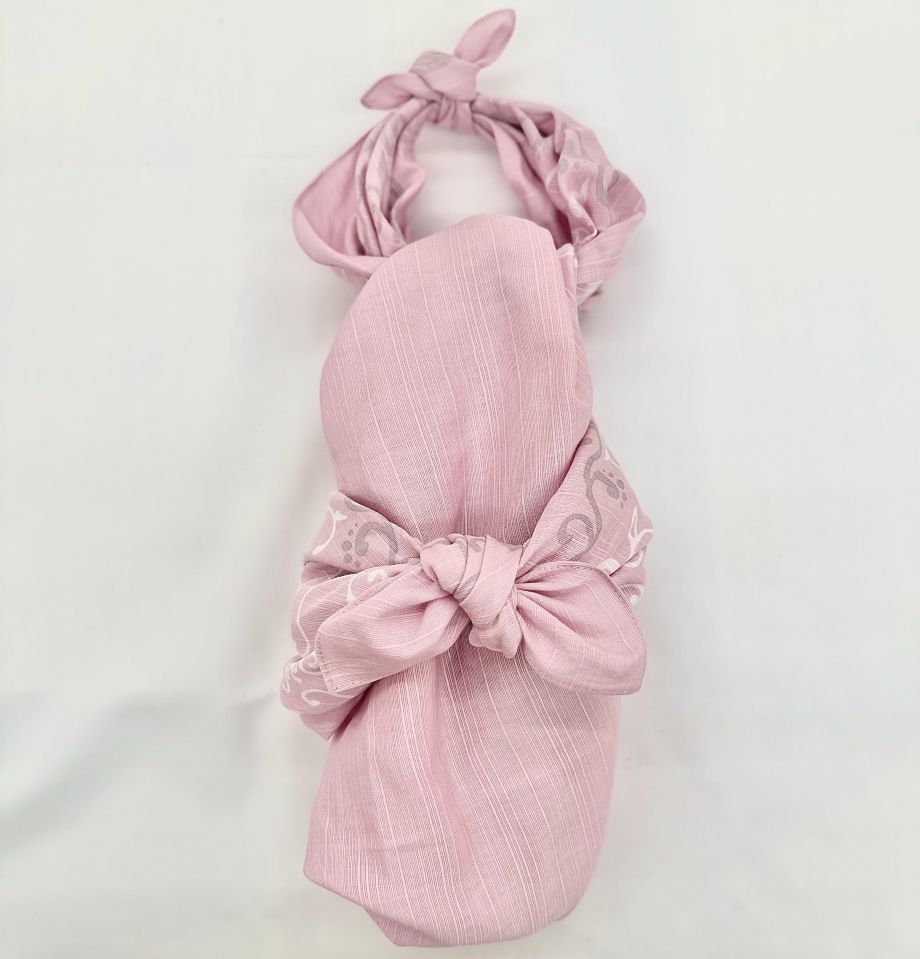 風呂敷ピンク 90cm 綿100%