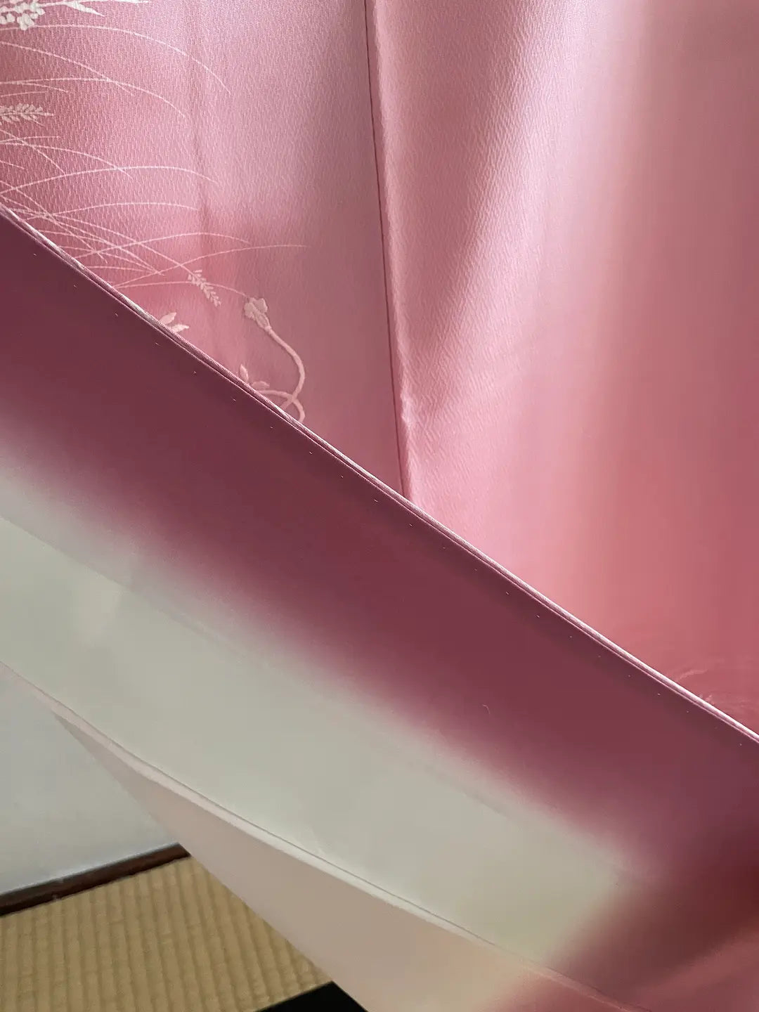 【同窓会】附下訪問着＋名古屋帯　引き抜き結び用　着物のみ