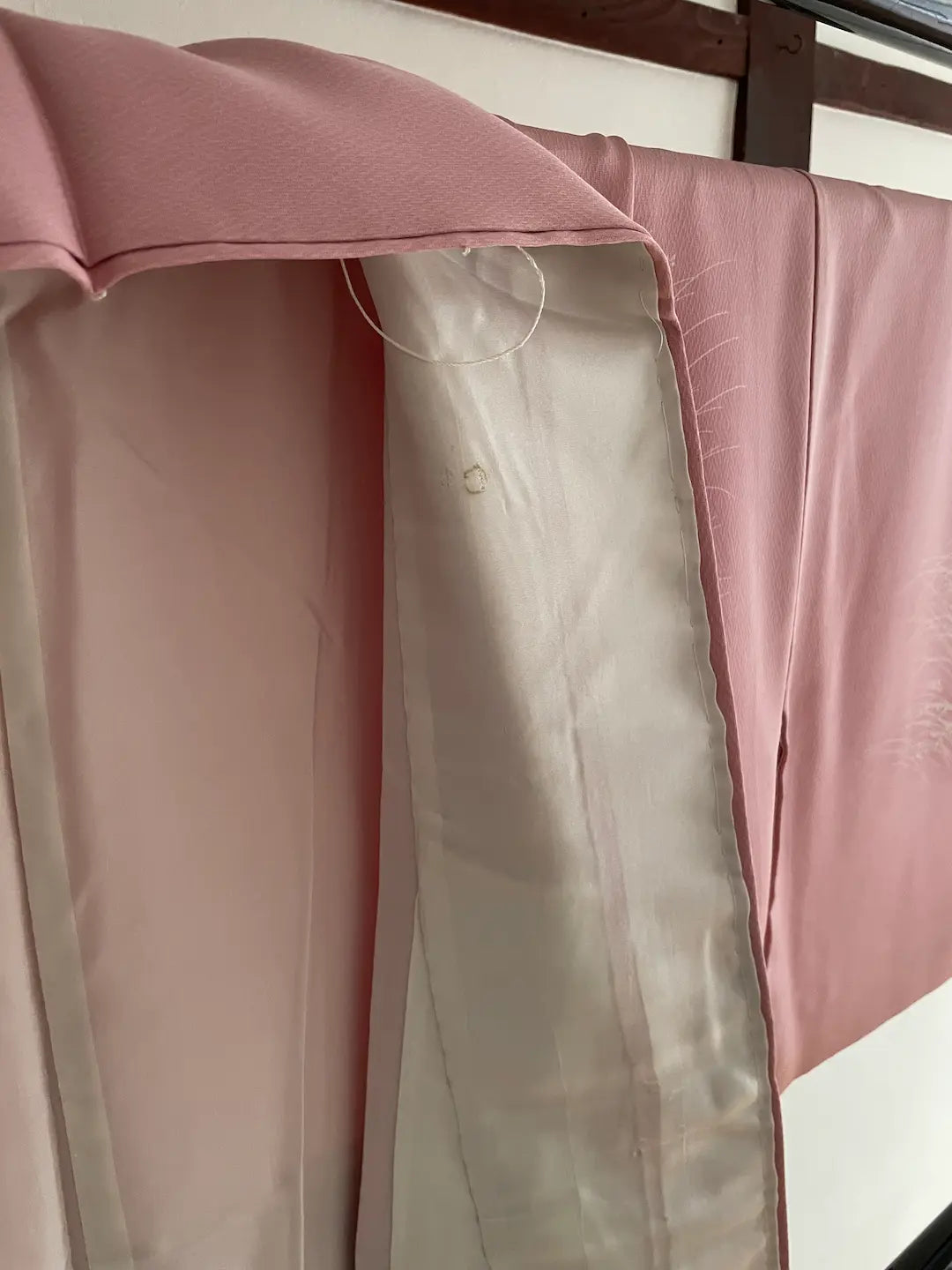 【同窓会】附下訪問着＋名古屋帯　引き抜き結び用　着物のみ