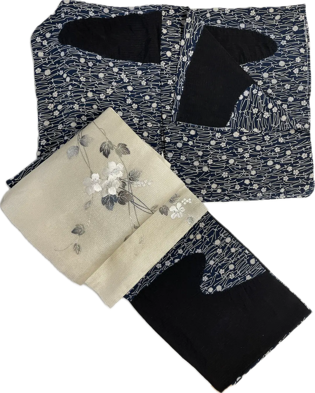 単衣　附下小紋