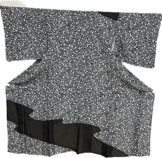 単衣　附下小紋